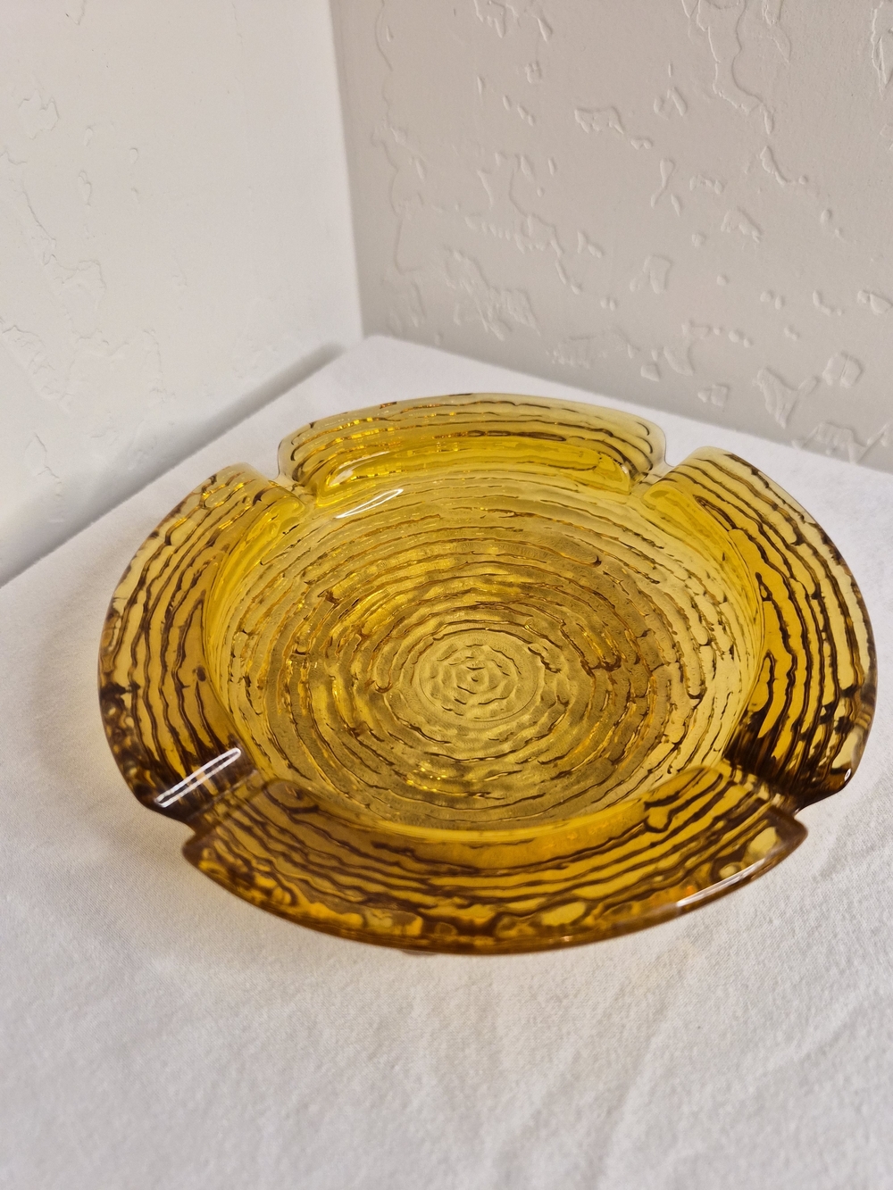 Anchor Hocking "Honey Amber" Ashtray MCM